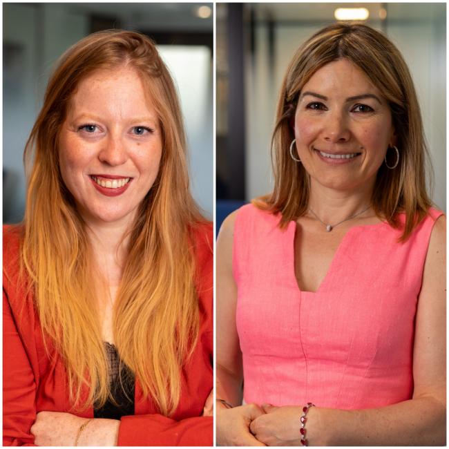Salomé Agid et Caroline Jumelle, respectivement manager des divisions RH et Tax, Legal & Compliance et consultante senior au sein du cabinet Robert Walters