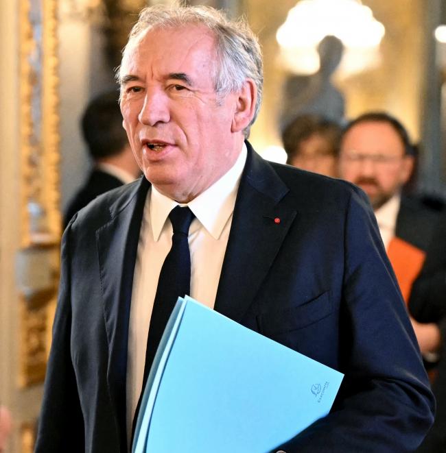 François Bayrou, le 15 janvier 2025, au Sénat © Bertrand Guay / AFP