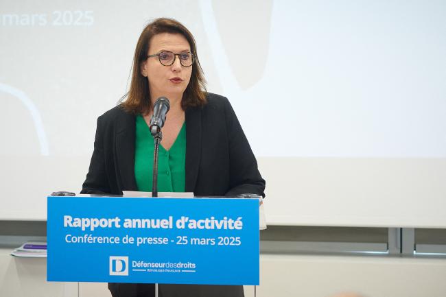 Claire Hédon, Défenseure des droits © AFP