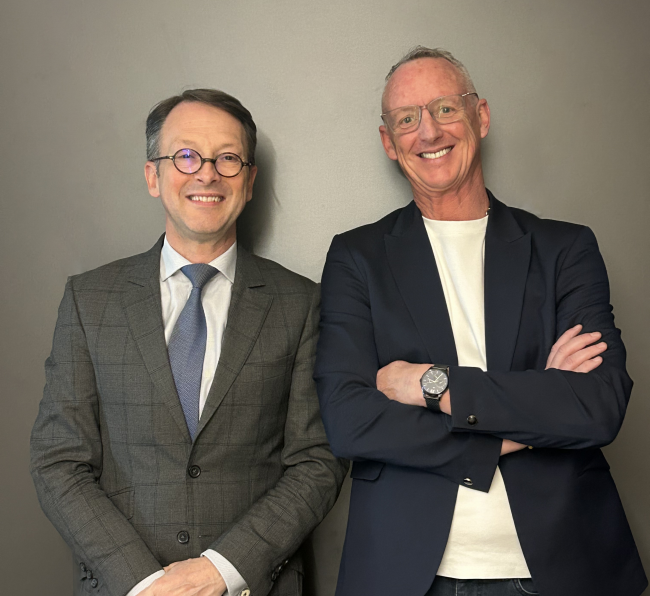 De gauche à droite, Pascal Le Guyader et Edwin Liard, respectivement vice-président et président de l’Opco 2I