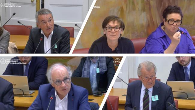 Les représentants patronaux en audition devant la mission sénatoriale, 28 avril 2026