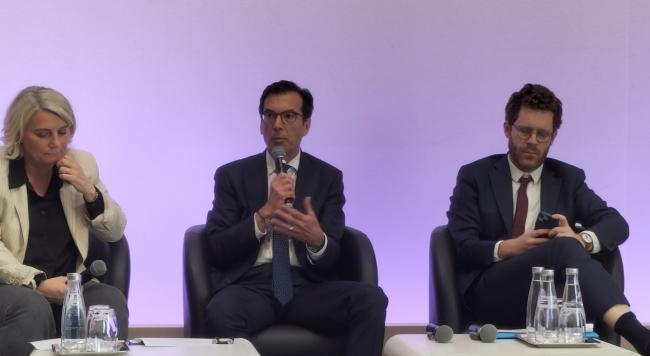 S. Rist, JP Farandou, D. Amiel, les ministres de la santé, du travail et des comptes publics actuEL-CSE / BD